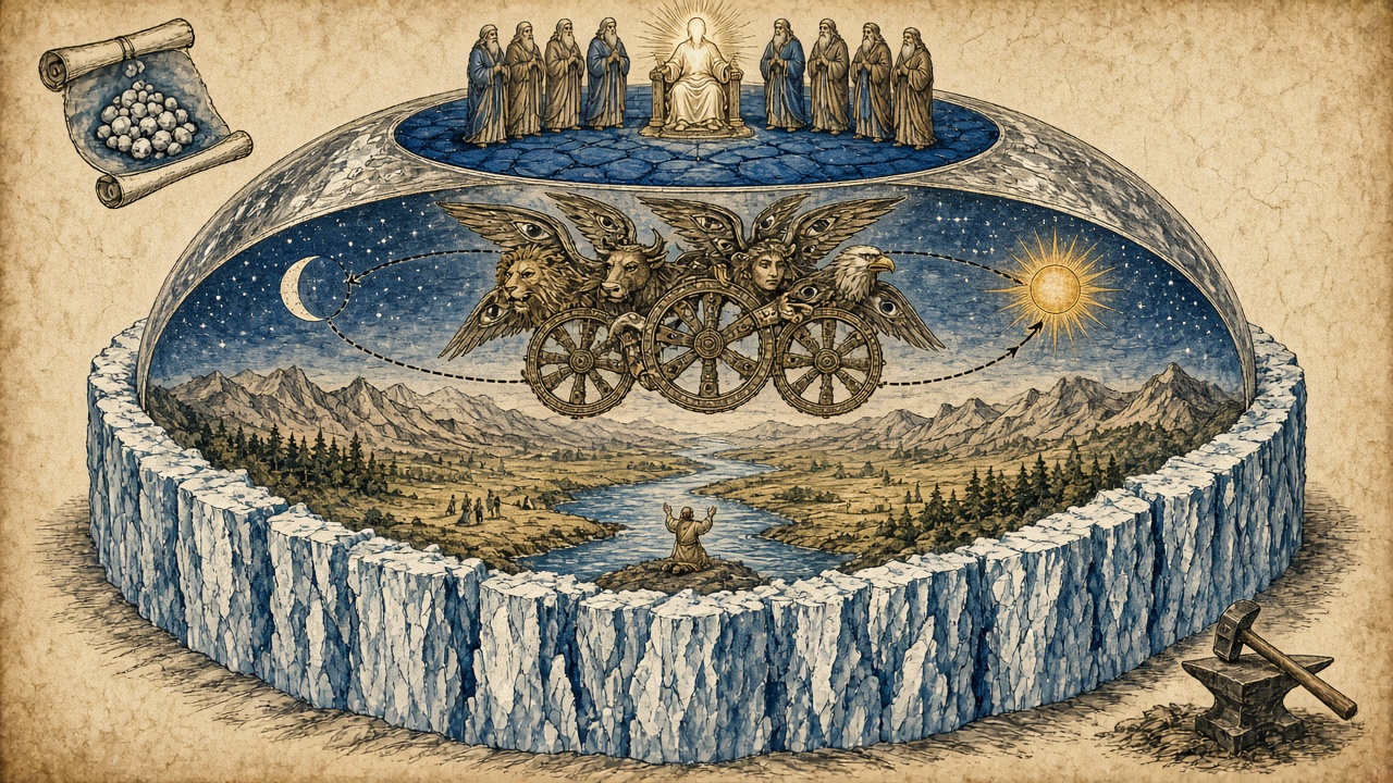 The Firmament: A Real Dome, and the Throne Above It